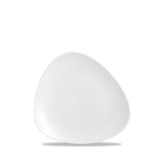 Vellum White Triangle Plate